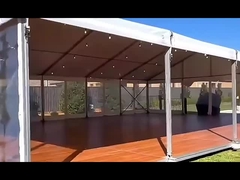 Alüminyum alaşımlı spor salonu çadırı iki kat kaplı PVC kumaş kapaklı büyük açık çadır