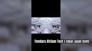 İngiltere'deki Tendars Atrium Çadır projesi