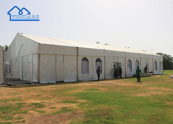 satın al 8x8m Ağır Güçlü Marquee Çadırı Güçlendirilmiş Alaşım Ağır Güçlü Çapalar 850g/m2 Ticaret Fuarları için Ağır Kumaş Çevrimiçi üretim