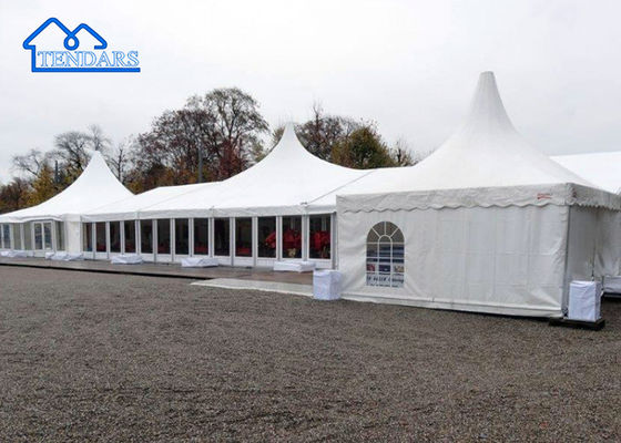satın al Özel % 100 yağmur geçirmez Mobil Yüksek Zirve Pavilion Pagoda Çadırı Düğün Çadırı Satılık online manufacture