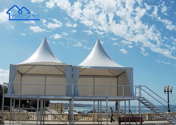 satın al Kabul edilebilir Logo Stretch Çadır Açık Evlilik Partisi Alüminyum Pergola Gazebo Pagoda Çadırı Çevrimiçi üretim
