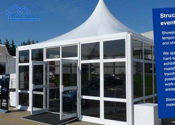 satın al Özel Yeni PVC %100 yağmur geçirmez 3x3m 4x4m 5x5m 6x6m Alüminyum Çerçeve Marquee Pagoda Çadırı Satılık online manufacture
