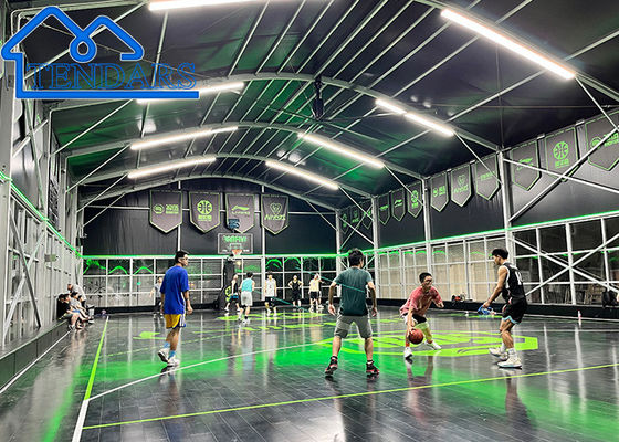 satın al 30x50 m Su Geçirmez PVC Membran Spor Salonu Çadır Basketbol Sahası için Alüminyum Alaşımlı Kar Yükü Anma Çevrimiçi üretim