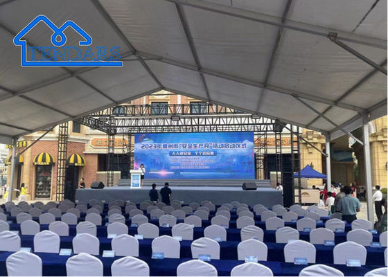satın al PVC Kumaş Duvar Alüminyum Çerçeve Lüks Etkinlik Çadırları Ticari Törenler için Kendini Temizle Festival Marquee Kiralama online manufacture