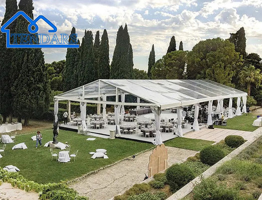 satın al A Shape Wedding Party Evrenler Büyük Alüminyum Çadır Ev Tarpaulinle Ucuz Düğün Çadırları online manufacture