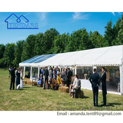 satın al Özel15x30m Beyaz Açık Hava Partisi Marquee Çadırları Büyük Düğün Çadırları 200 300 500 800 kişilik Etkinlikler Partisi online manufacture
