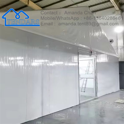 satın al Büyük Su geçirmez Alüminyum Alaşım Geçici Bina Endüstriyel Depo Çadırı Çevrimiçi üretim