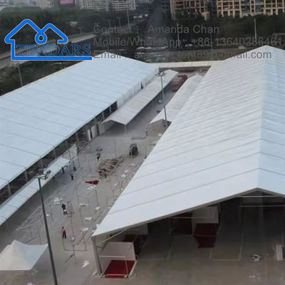 satın al Sıcak Satış Su geçirmez özel Alüminyum Çerçeve PVC Çatı Partisi / Depo / Düğün Çadırı satılıyor online manufacture