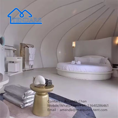 satın al Özel Aile Salyangoz Şekli Resort Otel Çadırı Membran Yapısal Otel Çadırı online manufacture