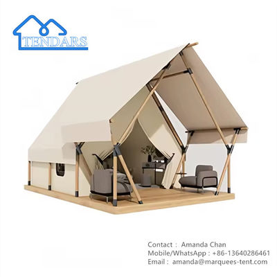 satın al Lüks Kamp Oteli Çadır Resort House Banyolu Otel Canvas Safari Çadırı online manufacture