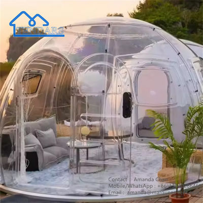 satın al Polikarbonat Kubbe Çadırı Açık Hava için Şeffaf Prefab Kubbe Ev Çadırı online manufacture