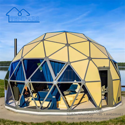 satın al Suya dayanıklı Jeodezik Otel Kubbe Çadırları Lüks Glamping Kubbe Çadırı Dışarıda online manufacture