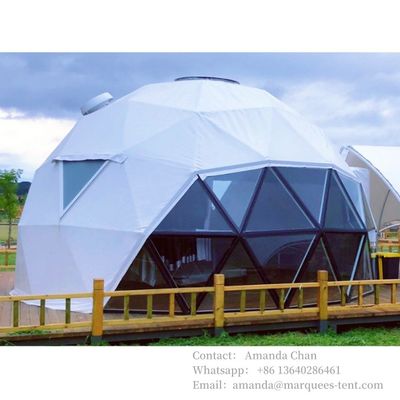 satın al Su geçirmez ve yangın geçirmez Glamping Otel Kubbe Çadır Geodezik Kamp Evi Açık Hava Etkinlikleri için Resort online manufacture