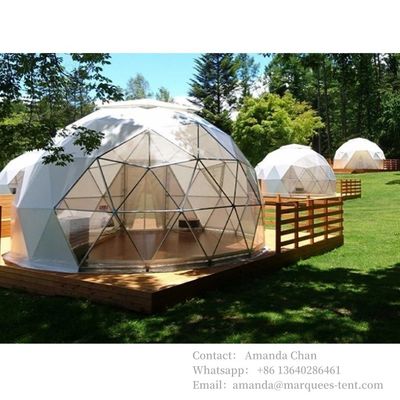 satın al Açık Özel Büyük Glamping Aile Oteli Su Geçirmez ve Rüzgar Geçirmez Kubbe Çadırı Çevrimiçi üretim