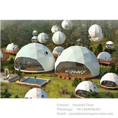 satın al Tüm Boyutlar Özel Lüks Kubbe Evi Oturma Oteli Resort Banyo Çelikli Çadırlar online manufacture