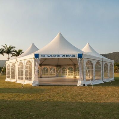 satın al Brezilya Açık Festivaller Toplantıları için Parti Marquee Çadır Su Geçirmez Etkinlik Gölgelik Alüminyum Çerçeve Çevrimiçi üretim