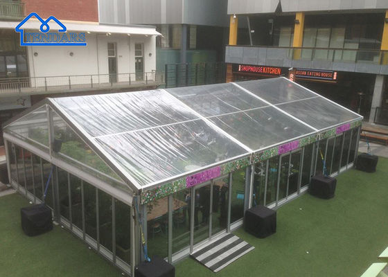 Akrilik PVC Çatı Düğün Çadırı Büyük SGS M2 Sertifikası Ağır Görevli Su geçirmez etkinlik kanopisi