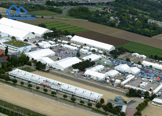 Dışarısı Özel Alev Redartant / UV-resistant / Su Dayanıklı Etkinlik Marquee Düğün Çadırı Satılık