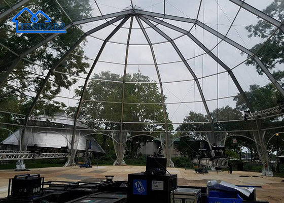 Su geçirmez, UV direnci, yangın geçirmez Özel PVC Igloo Dome Spor Salonu Çadırı