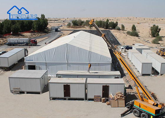 Ağır Güçlü Depo Çadırı Büyük Geçici Yangın Durdurucu Büyük Sığınak Çadırı