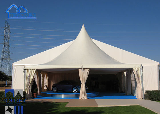 Özel Modüler Yüksek Zirve Karışık Marquee Alüminyum Alaşım Pagoda Çadırı Festivale Satılık