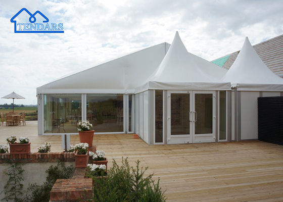Su geçirmez PVC Pagoda Marquee Kanopisi Açık Hava Etkinlikleri İçin Gazebo Parti Çadırı