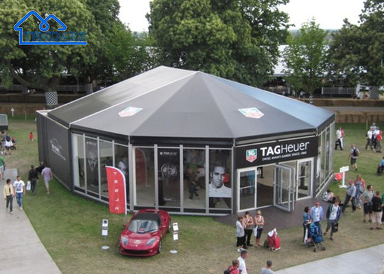 Dış Cam Yuvarlak Salon Muti Yanlı Altıgen Sekizgen Yapı Marquee Çadır Etkinlikleri