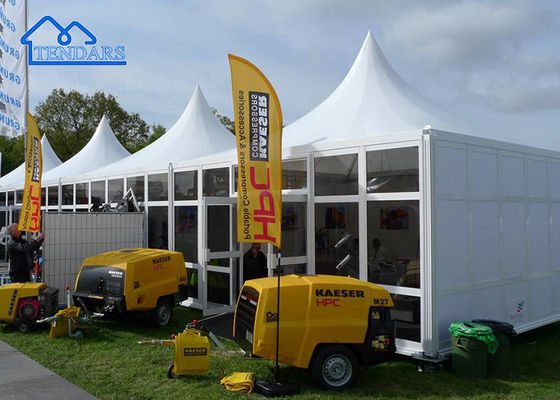Moda Beyaz Alüminyum Marquee Dış Pagoda Çadırı Düğün, Parti, Etkinlik, Kilise, Sergi