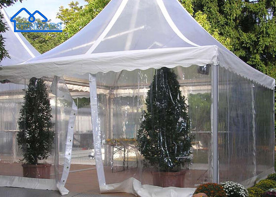 Açık Açık Özel Yaz Gazebo Beyaz PVC Kumaş Alüminyum Çerçeve Pagoda Çadır Bahçe Pavilion Çadır