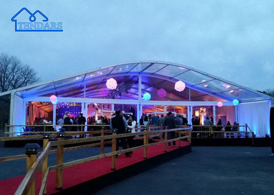 Restoran düğünü için açık hava büyük ark alüminyum çerçeve çadır