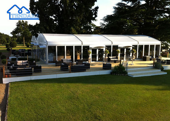 Restoran düğünleri için PVC açık üst ark çadırları çok amaçlı düğün çadırları
