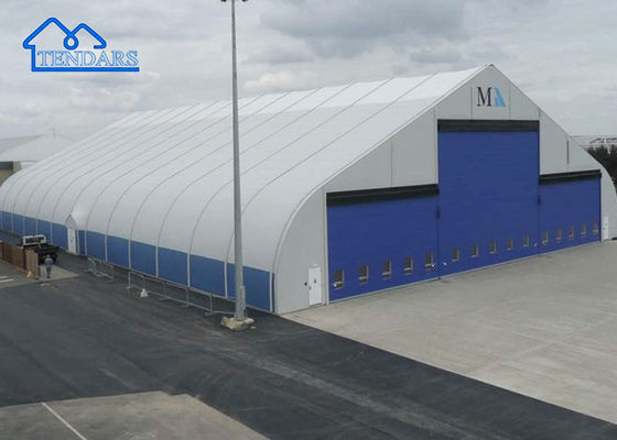 Endüstriyel PVC Kapak Dış Eğimli Çadırlar Alüminyum Çerçeve Depolama İçin Güçlü Yapı Düğün Partisi