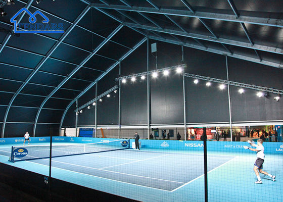 Su geçirmez eğri çadırlar Tenis sahası çadırları Dışarıdaki parti sporları için Yüksek Kaliteli Marquee