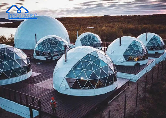 Açık Geodezik Glamping Otel Çadırı Turizm için Resort Parti Lüks En İyi Kamp Çadırları