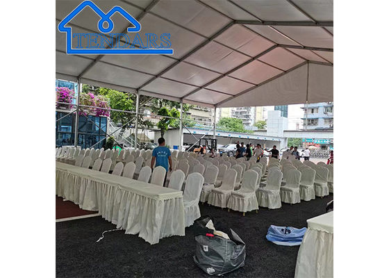 Modaya uygun 5m Bay Distance Wedding Marquee Çadır Modern Büyük Açık Hava Ticaret Fuarı Bahçe Etkinliği
