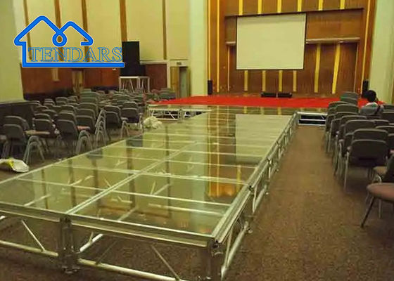 Dış / İç Evrenler için Özel Şeffaflık Alüminyum Sahne Truss Platformu