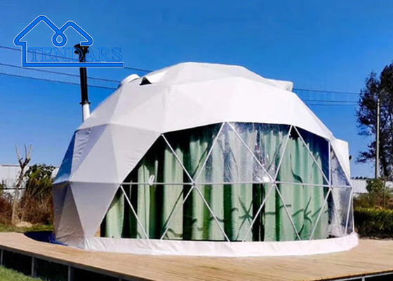 Çevre dostu, konforlu, özelleştirilmiş tesisler Glamping Otel Geodezik Kubbe Çadırı Satılık