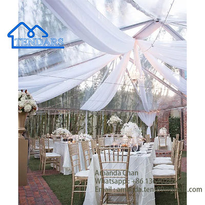 Full Sidewall Holiday Party Marquee Çadırlar Su geçirmez PVC Alüminyum Alaşım Çerçeve Kanopı Yapısı