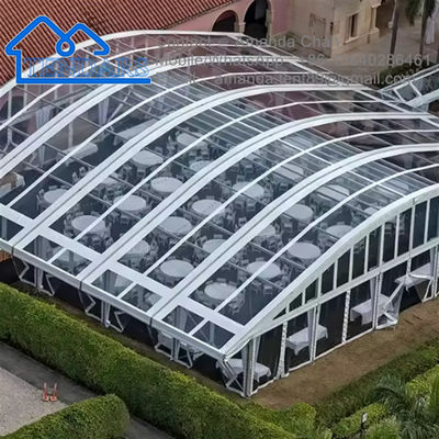 Olay Marquee Çadır için Özelleştirilmiş Yeni Düğün Şeffaf Düğün Parti Çadırı Dışında