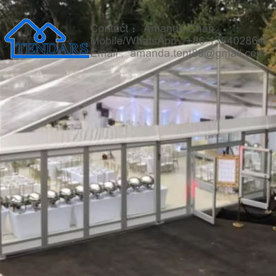 Açık Aralık Şeffaf Çatı Ağır Güçlü Açık Pvc Çadır Marquee Düğün Partisi Etkinlikleri İçin