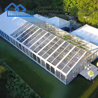 fabrika Alüminyum Alaşım Çerçeve Yapısı Dış Açık Şeffaf Marquee Çadırı Düğün Etkinliği Parti Çadırı