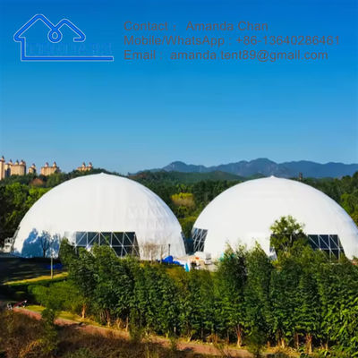 Hotel Resort Pvc Büyük Tuval Geodezik Glamping Dome Ev Çadırı Etkinlik İçin