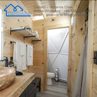 Pvc Kamp Alüminyum Çadır Otel Resort Glamping Geodezik Kubbe Çadır Etkinlikler İçin