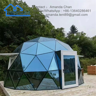 Açık Açık Ticari Glamping Igloo Ev Cam Evi Çadır Banyolu Jeodezik Kubbe Çadırları