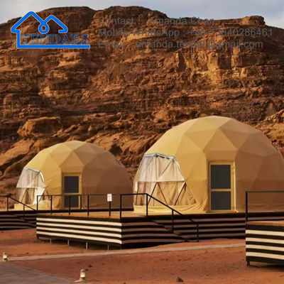 Ticaret Fuarı Çadırı Igloo Jeodezik Kubbe Çelik Yapı Kamp Çadırı Otel Glamping Yuvarlak Kubbe Çadırı