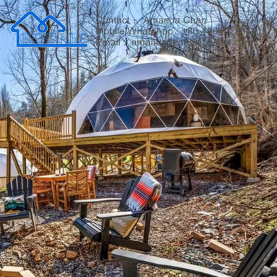 Açık havada lüks dört sezon Dome Hotel Jeodezik Glamping House Dome Çadırı
