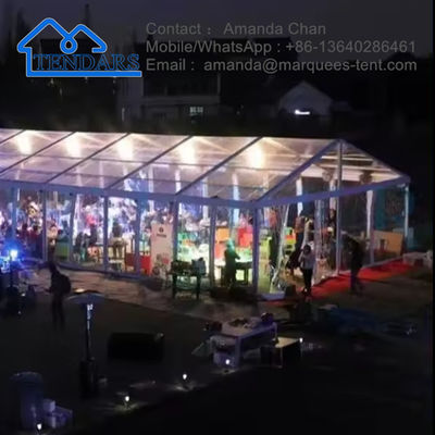 10x20m Arena Sert Preslenmiş Ekstrüde Alüminyum Alaşımlı 6061/T6 Parti Marquee Çadır Avrupa Standart Ankraj Sistemi