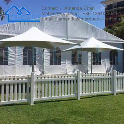 Büyük Alüminyum Alaşımlı Pvc Marquee Çadırı Dışarıdaki Büyük Endüstriyel Depo Çadırı