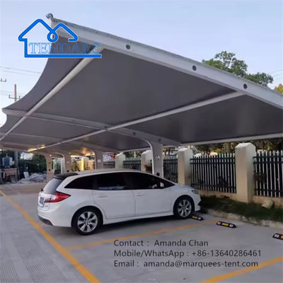 Dışarıdaki Büyük Su geçirmez PVDF Membran Tensile Çadırı