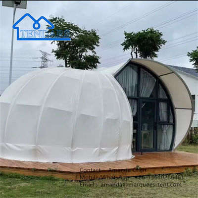 Yeni Tasarım Lüks Otel Kamp Çadırı Salyangoz Şekli Glamping Çadırları Tatil Otelleri İçin